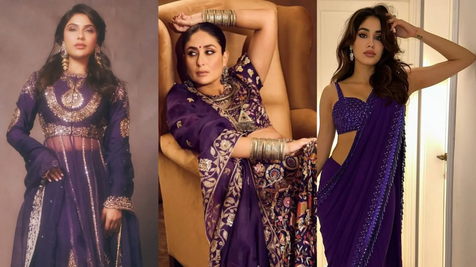 Purple Is the New Black: Ishita Raj, Kareena Kapoor Khan & Other Bollywood Divas Own the Trend